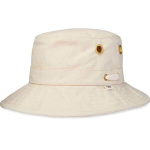 Tilley The ICONIC T1 Natural Classic Bucket Hat UPF 50+ Cotton NWT